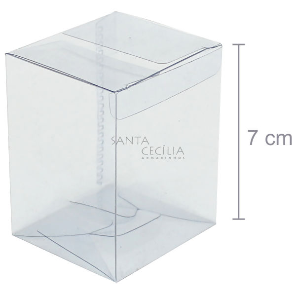 Caixa de Acetato Ref. 60 - 5,5 x 5 x 7 cm - 20 unid.