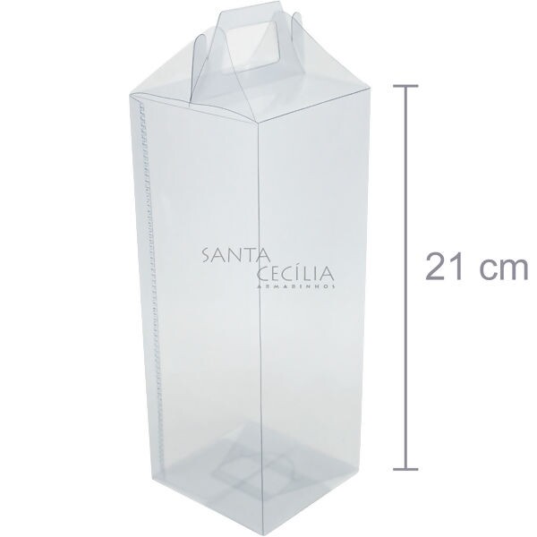 Caixa de Acetato Ref. 59 - 8 x 8 x 21 cm - 20 unid.