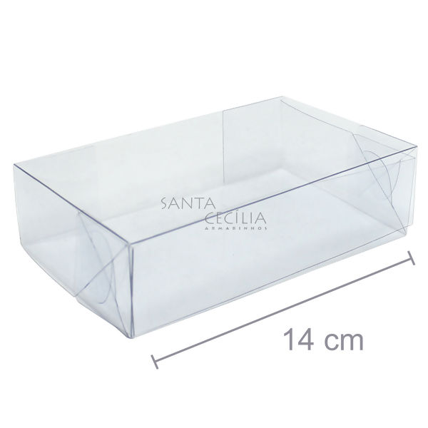 Caixa de Acetato Ref. 28 - 14 x 8,5 x 3,5 cm - 20 unid.