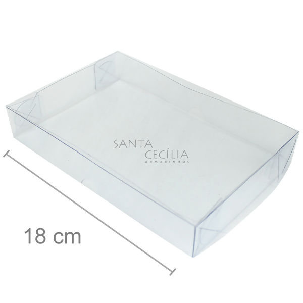 Caixa de Acetato Ref. 18 - 18 x 12 x 3 cm - 20 unid.