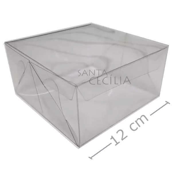 Caixa de Acetato MB 5 - 12 x 12 x 6 cm - 20 unid.