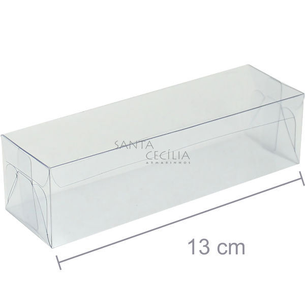 Caixa de Acetato M 15 - 13 x 4 x 3,5 cm - 20 unid.