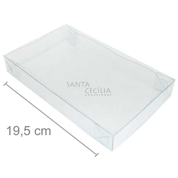 Caixa de Acetato M 05 - 19,5 x 11,5 x 2,5 cm - 20 unid.