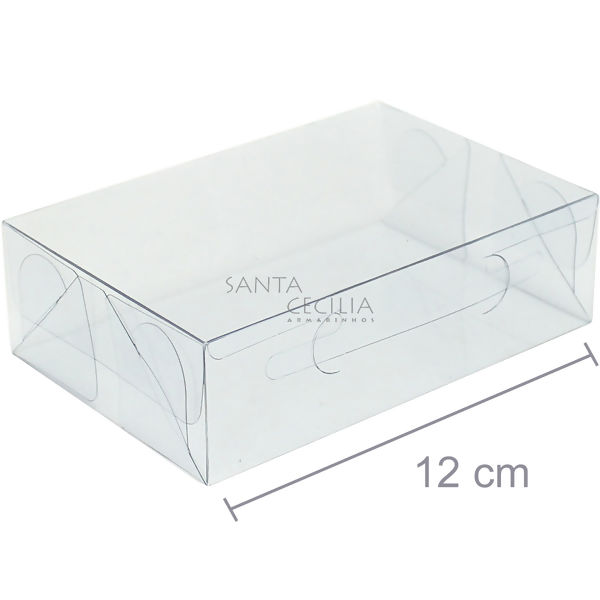 Caixa de Acetato M 03 - 12 x 8 x 3,5 cm - 20 unid.