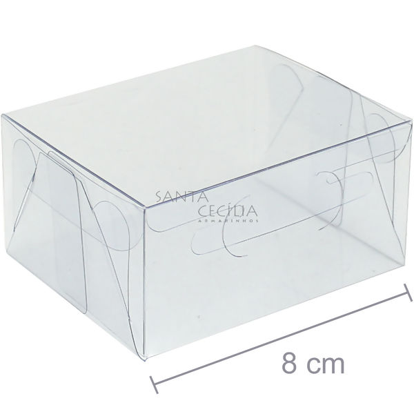 Caixa de Acetato M 01 - 8 x 6,5 x 4 cm - 20 unid.
