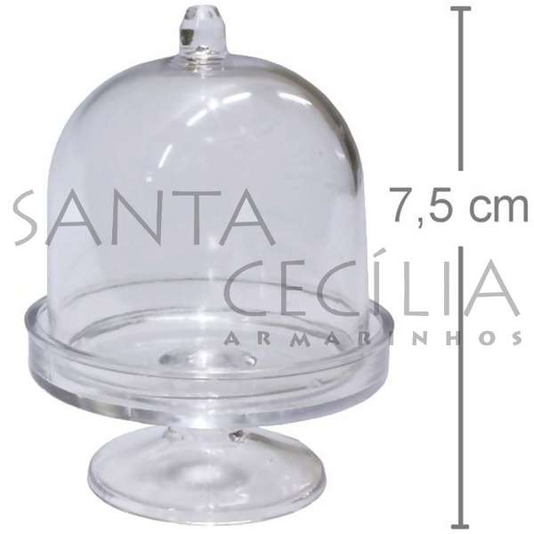Lembrancinha Cúpula de Acrílico - 10 unidades