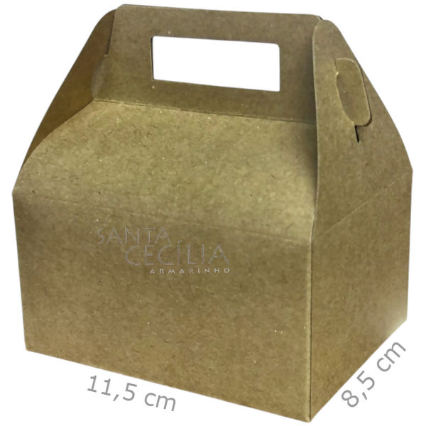 Maleta 11,5x8,5x6cm 10 unidades Ref. KM Kraft