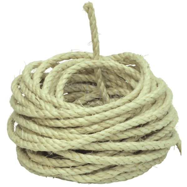 Corda de Sisal 6mm - 1 metro