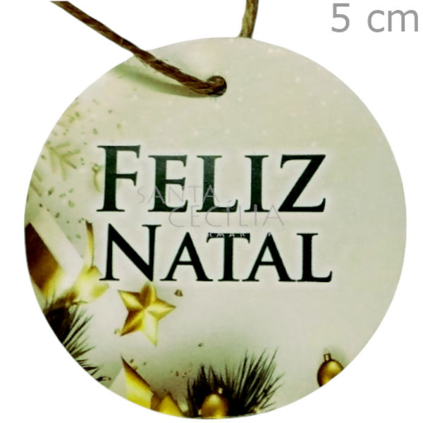 Etiqueta Tag Feliz Natal - 10 unid. Ref.04/025