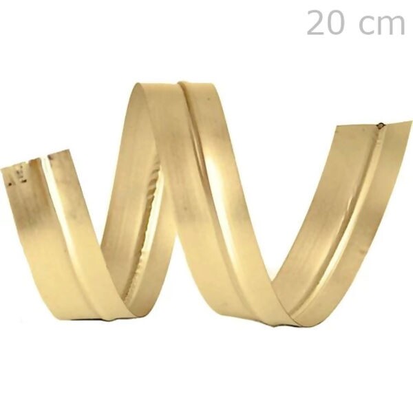 Fecho Prático Aramado Grande Ouro Fosca 20cm - 100 un.