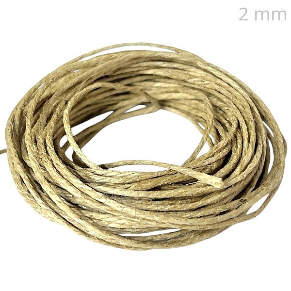 Fio de Rami Natural 2mm - 10 metros