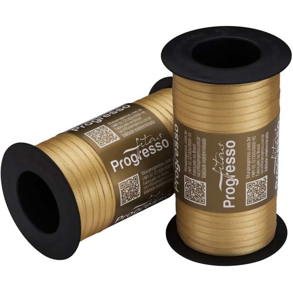 Fita de Cetim Dupla Face N°0 - 4mm x 100m