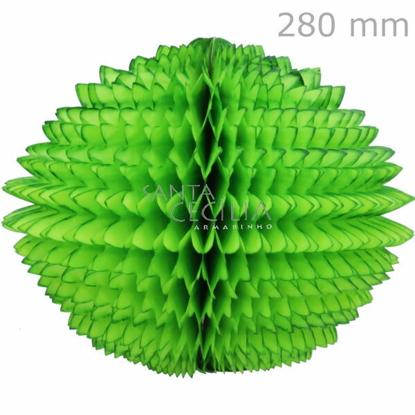 Bola Pom Pom de Papel de Seda 280mm - Ref. 174 - Verde Claro
