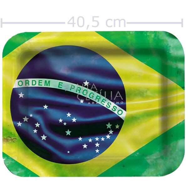 Bandeja Retangular de Papel Cartão 33x40cm - Vai Brasil Ref. 23700220