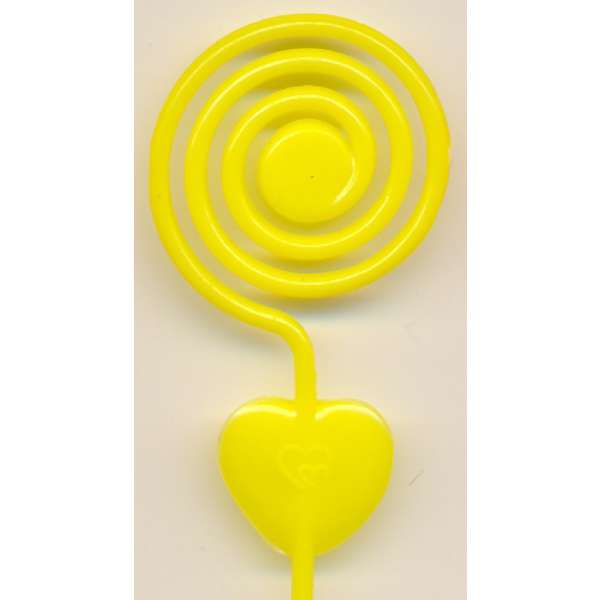 Lembrancinha Porta Recados - 10 unidades Plástico Amarelo