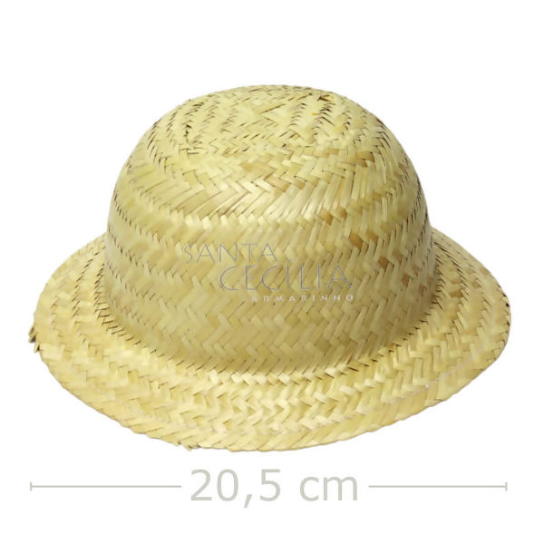 Chapéu de Palha 20,5 cm - Ref. Fofão