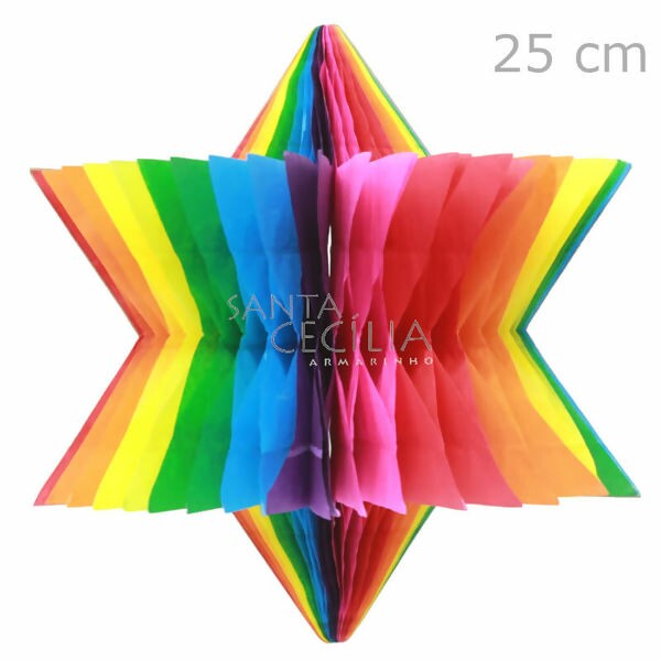 Estrela Decorativa Festa Junina -  Ref. WDF 73551