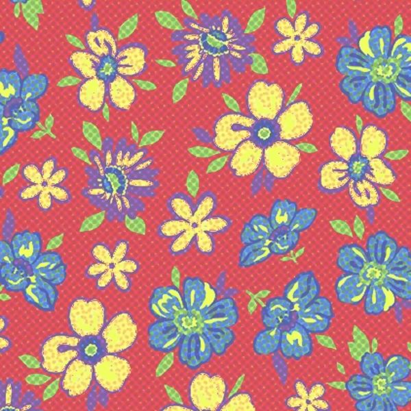 TNT Estampado - Chita Vermelha 6064
