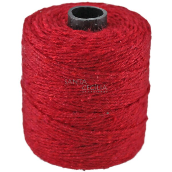 Barbante 1,5mm rolo com 82m - Vermelho