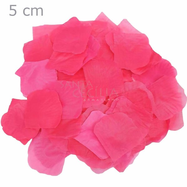 Pétalas de Rosa Artificial - 100 unid. Ref.5496 - Pink