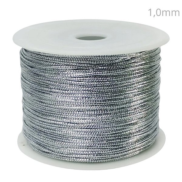 Cordão Metalizado 1,0mm 100m - Ouro