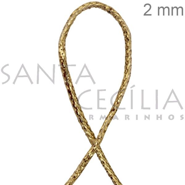 Fita Metalizada Aramada para Decoração 10m 9332/02