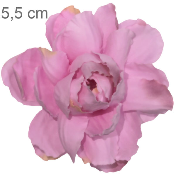 Flor de Tecido 10 unid. Ref. 1378 - Camélia Rosa