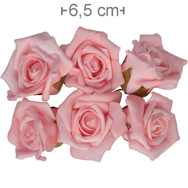 Rosa EVA G Ref. 3072 - 6 unid - Rosa Chá