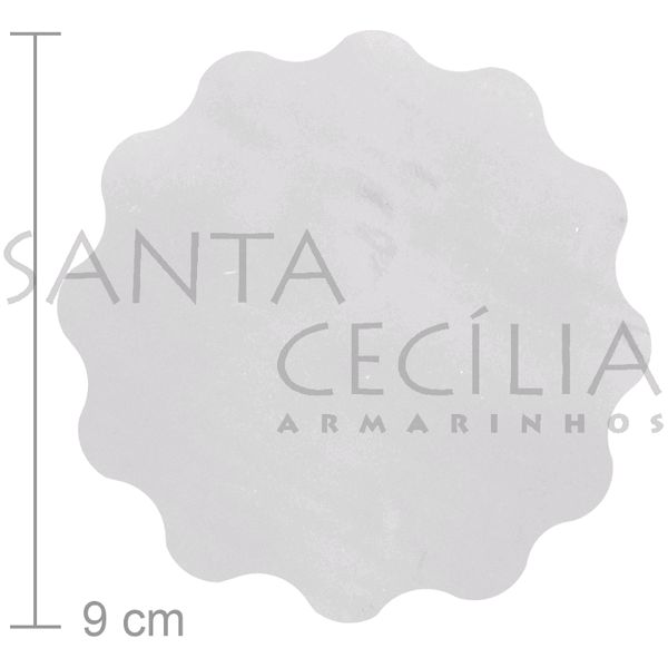 Fundo de Celofane 9cm. Incolor com 100 unid.