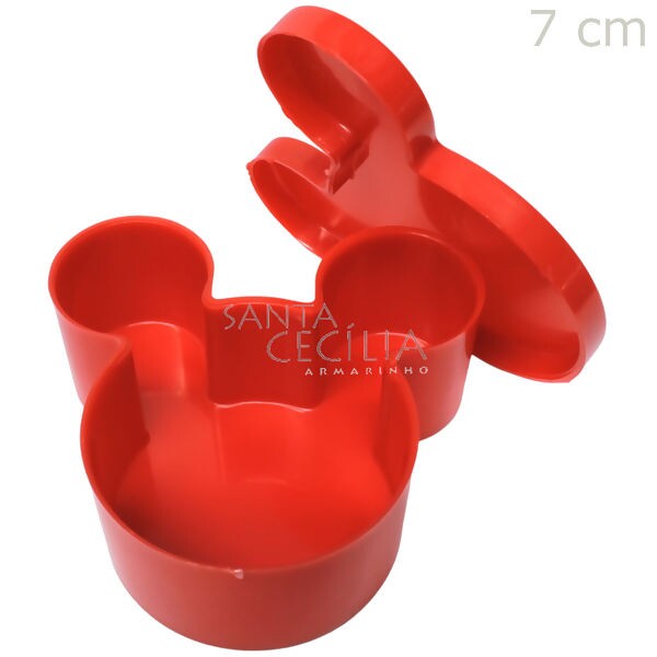 Caixa Ratinho 10 unid. Ref. 0759 Vermelho