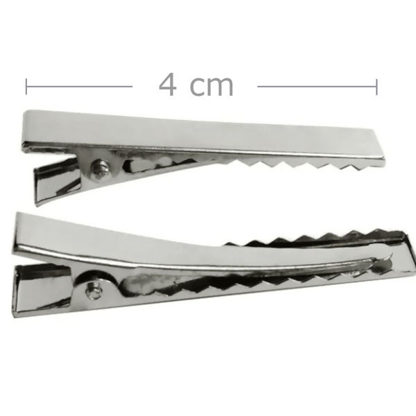 Prendedor Bico de Pato 4cm 10 unid.