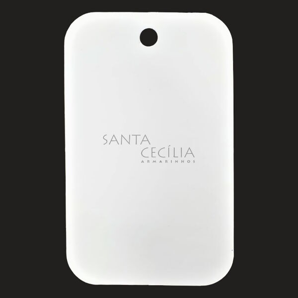 Tag Retangular 8 x 5cm Branco 10 unid.