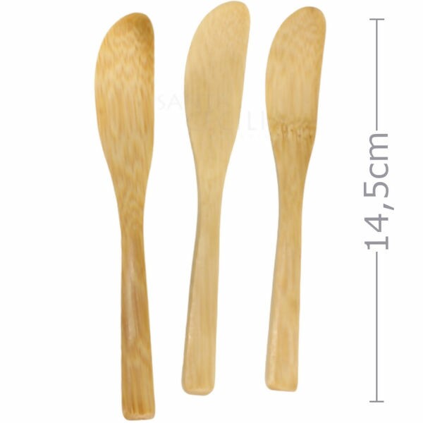 Lembrancinha Chá de Cozinha - Espatula Bambu 2089 - 3 unidades