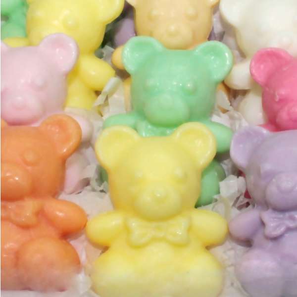 Sabonete Urso - 20 unidades - Cores Diversas