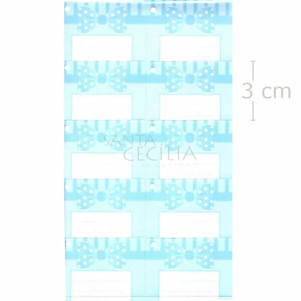 Etiqueta Tag para Lembrancinhas 50 unid. - Laço Azul