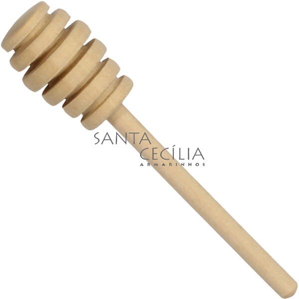 Lembrancinha Chá de Cozinha - Pegador de Mel em Madeira - Ref. 105