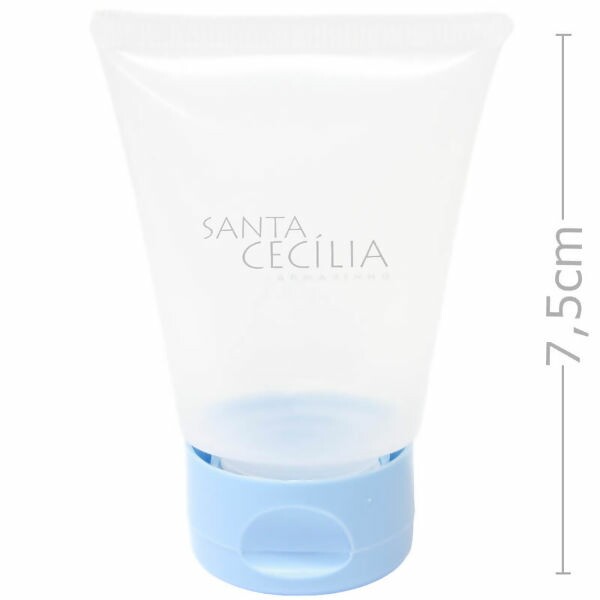 Potinhos para Lembrancinhas - Bisnaga Plástica 30ml Tampa Azul - 10 unid