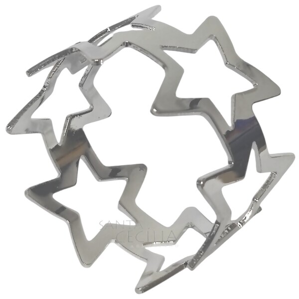 Porta-guardanapo Estrela Prata Ref. MH-04