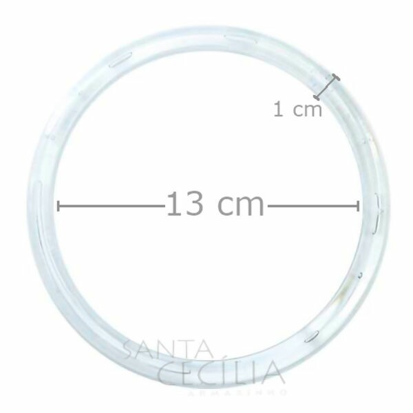 Argola de Acrílico 150 - 6 unidades