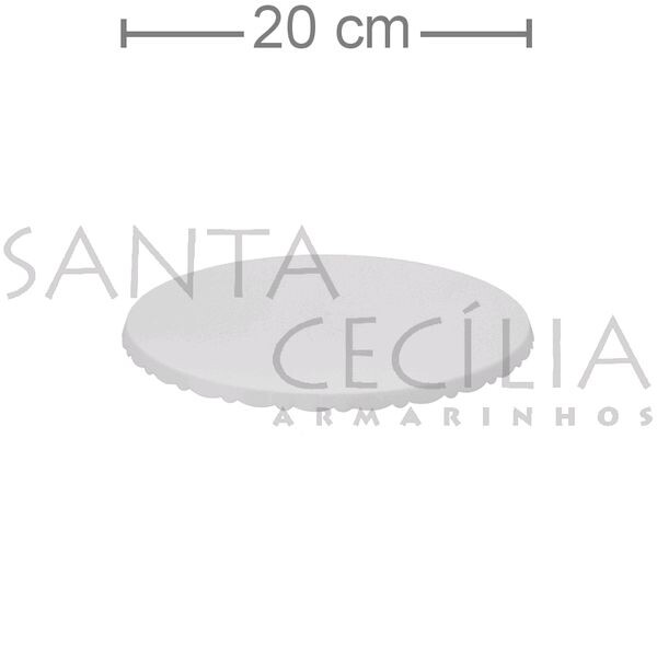 Tabuleiro para Bolo 20 cm - Branco