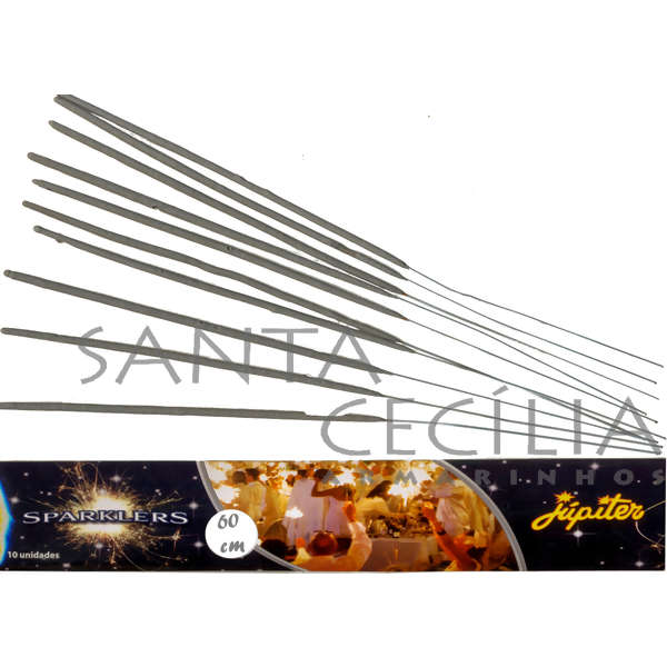 Vela Sparklers 60cm 6 unid.