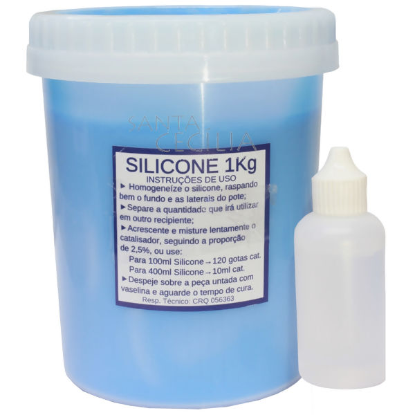 Silicone para Moldes 1 Kg com Catalisador