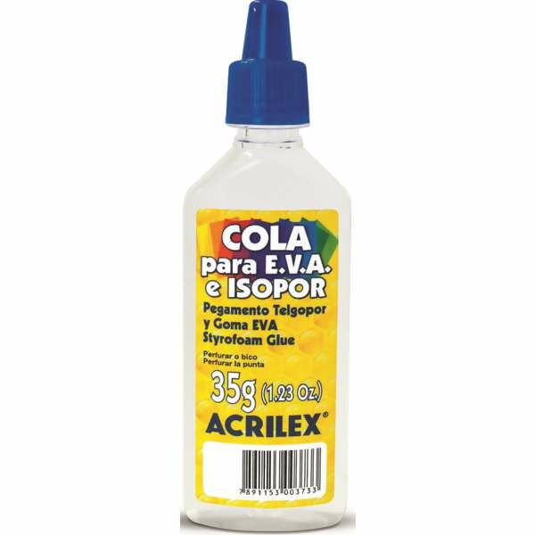 Cola para EVA e Isopor 35g. - Acrilex