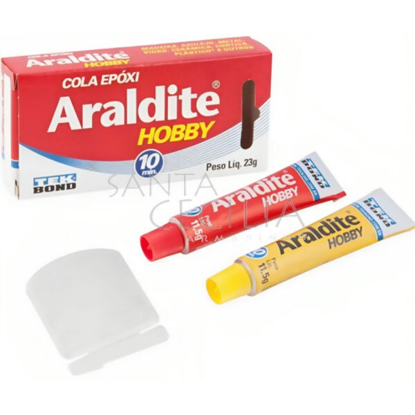 Cola Adesivo Epóxi Araldite Hobby Tek Bond 16g
