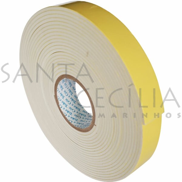 Fita Adesiva de Espuma Dupla Face 19 mm x 5,5 m