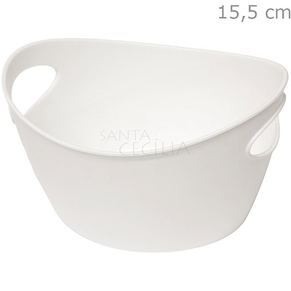 Cachepot Oval Plástico 12x9,5cm