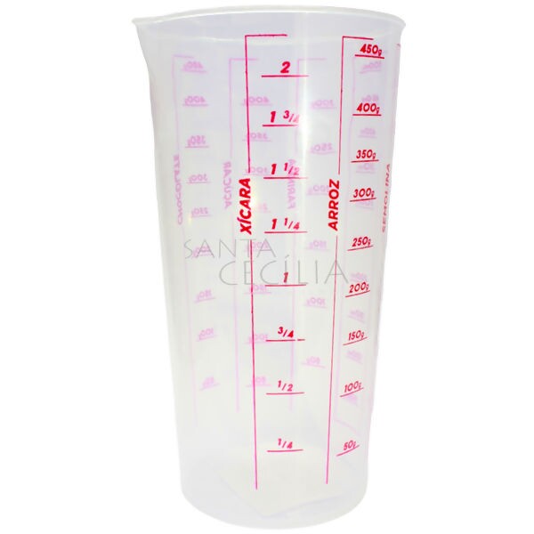 Copo Medidor Plástico 500ml - Ref.3035