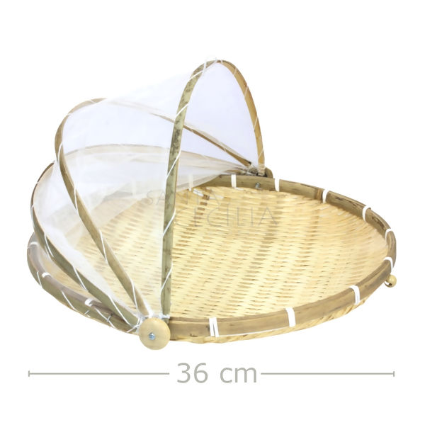 Cesto Porta Pães e Bolo Retrátil 36cm - Ref. 1936