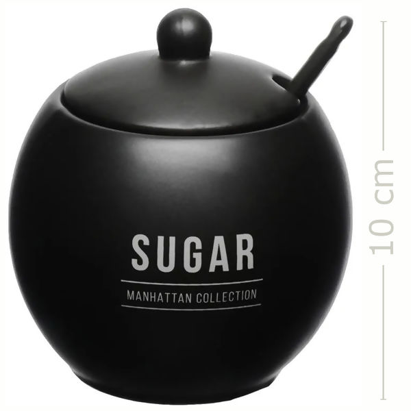 Açucareiro Porcelana 350ml Manhattan - Fosco