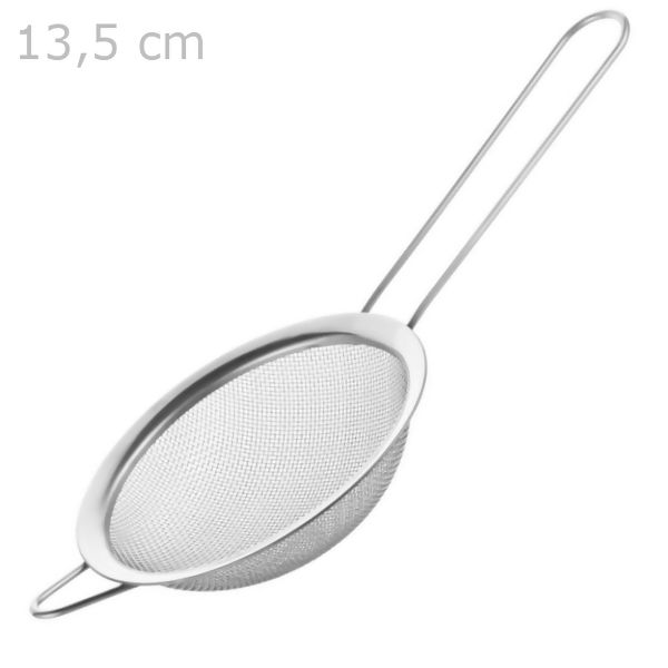 PENEIRA CULINÁRIA AÇO INOX  13,5 cm - Ref. CK6996